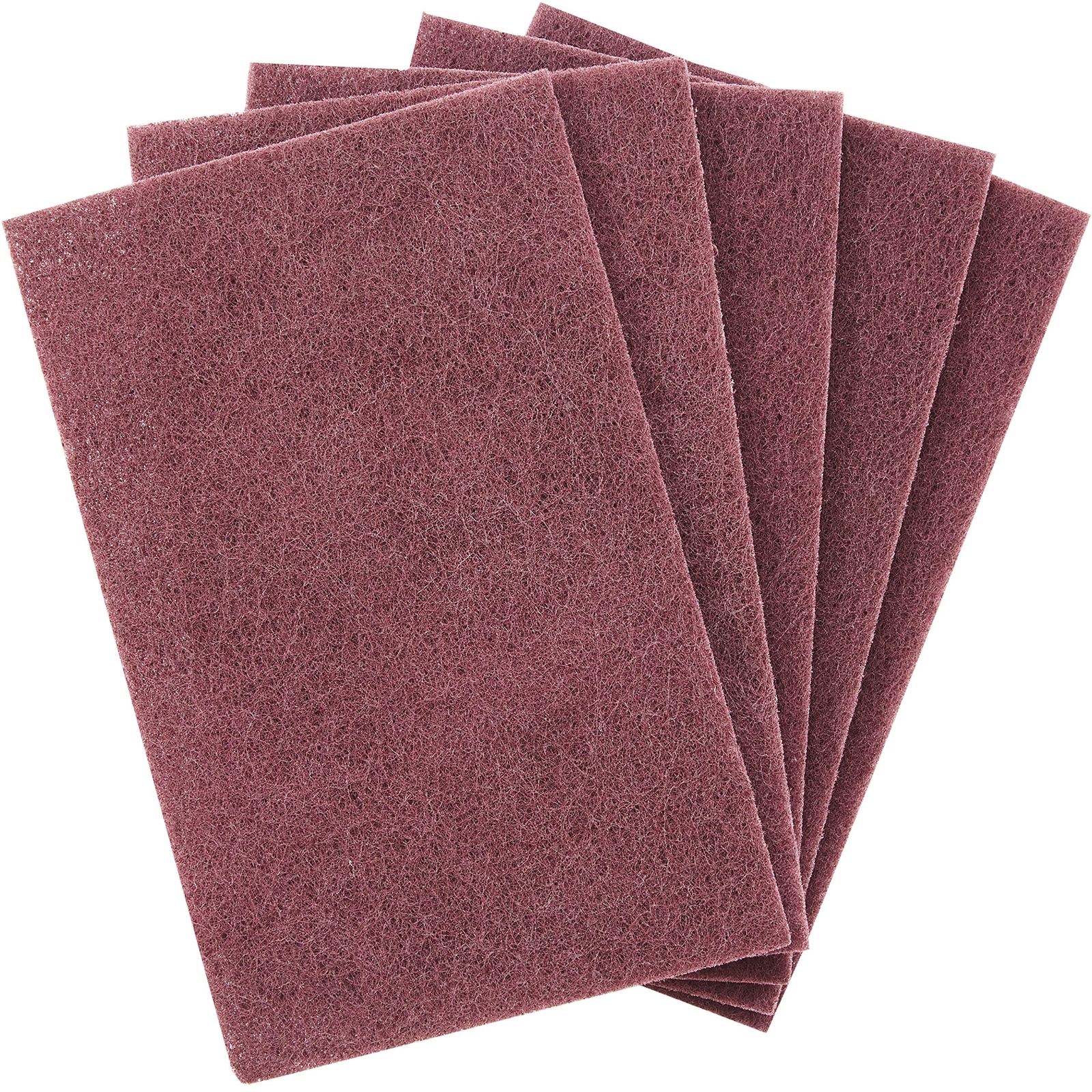 Heavy Duty Xl Red Scouring Pads. 6×9 In 5 Pack Of Scrubber Tools For Cleaning St