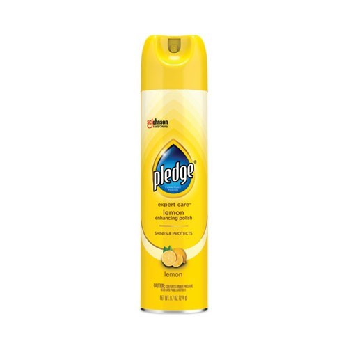 Pledge Furniture Polish, Lemon Scent, 9.7 oz Aerosol Spray