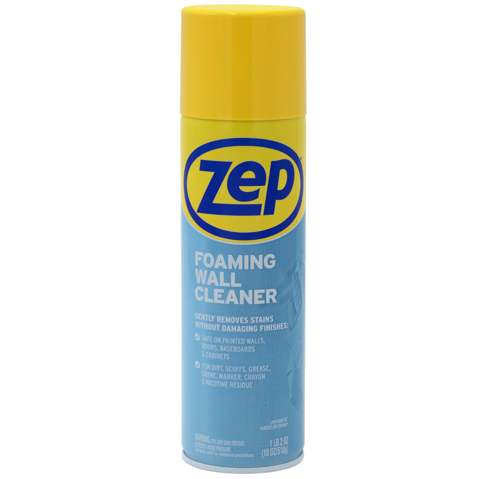 Zep Foaming Wall Cleaner – 18 oz (Case of 12) – ZUFWC18 – Removes Stains Without