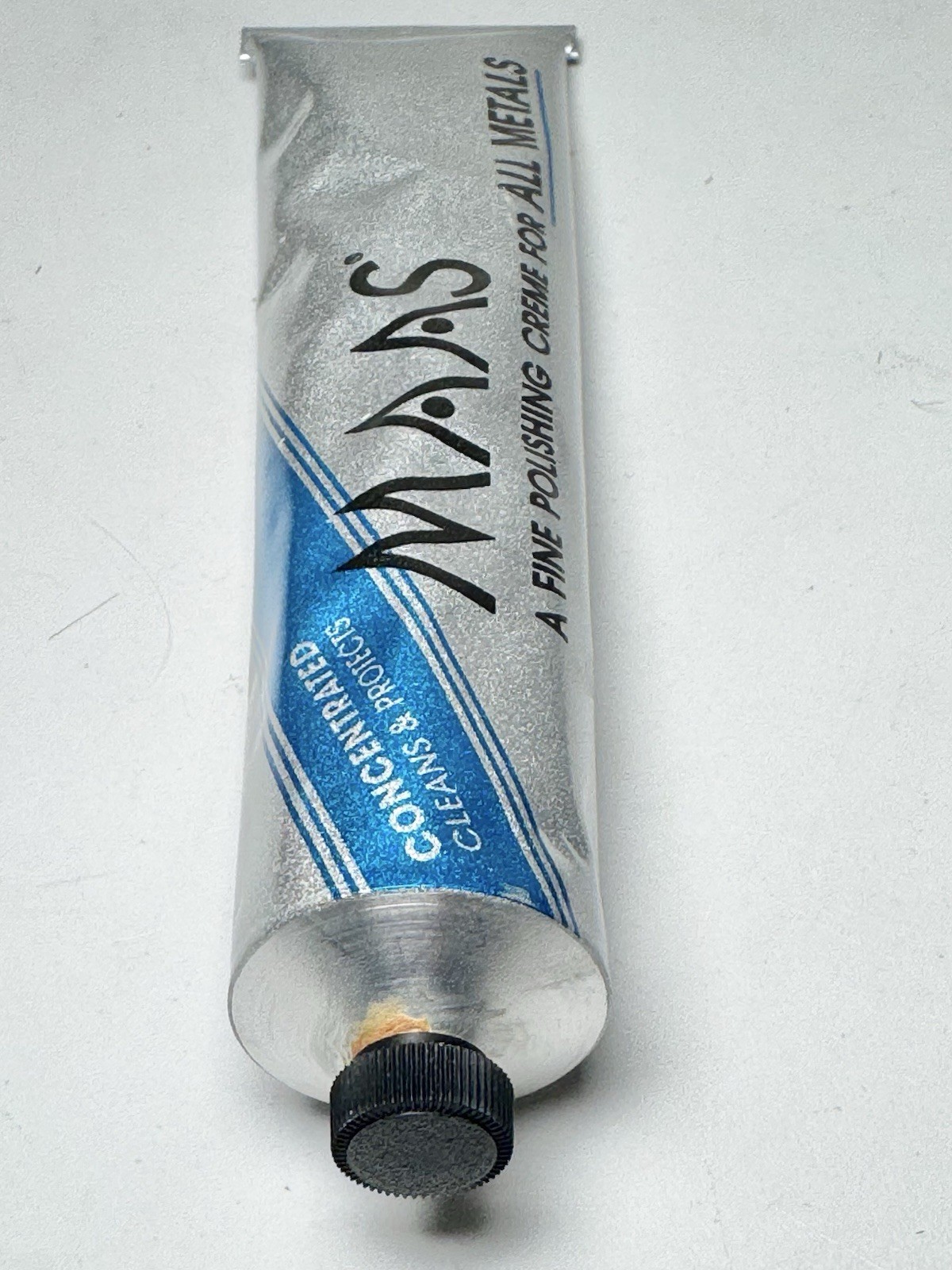 MAAS Fine Polishing Cream For All Metals – 4oz – Partial Tube