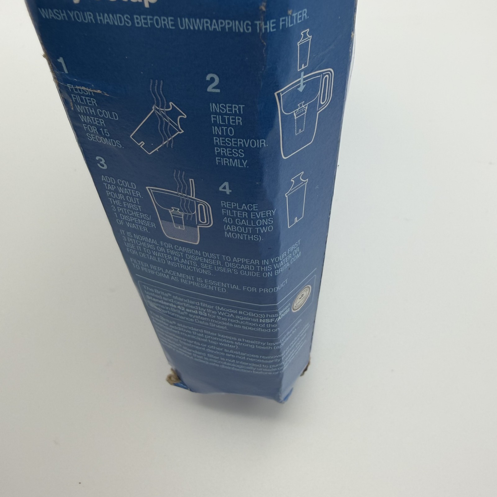 BRITA Standard Water Filter Cartridges – 3-Pack – Reduces Chlorine, Mercury