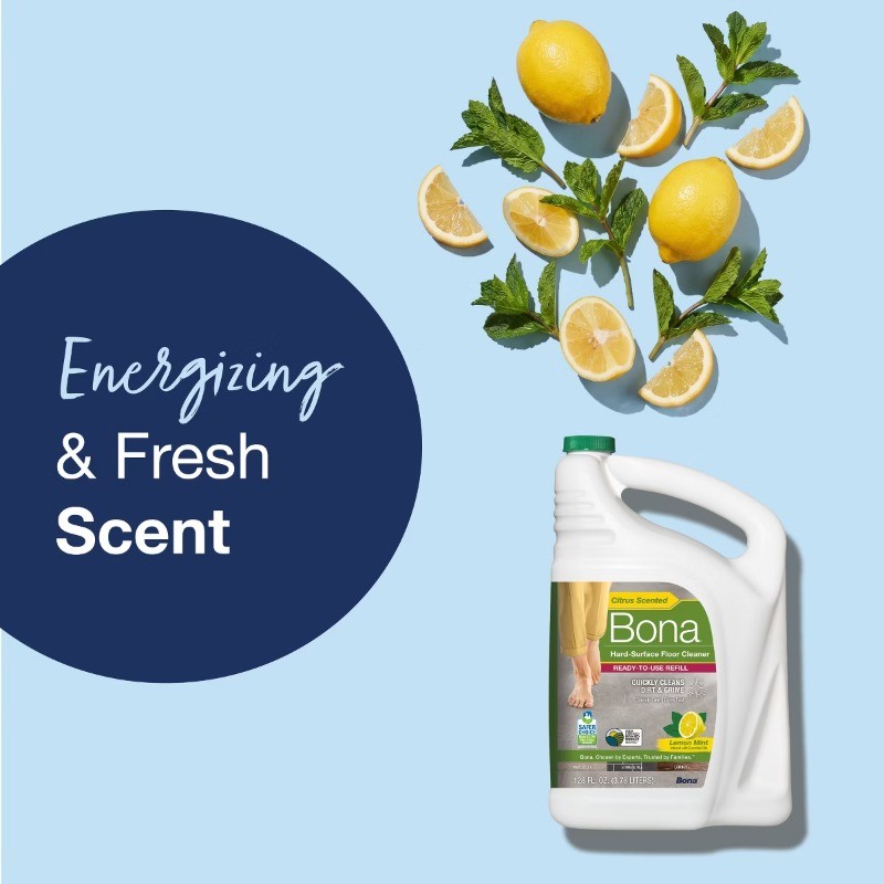 Lemon Mint Cleaning Products Multi-Surface Cleaner Spray – 128 fl oz