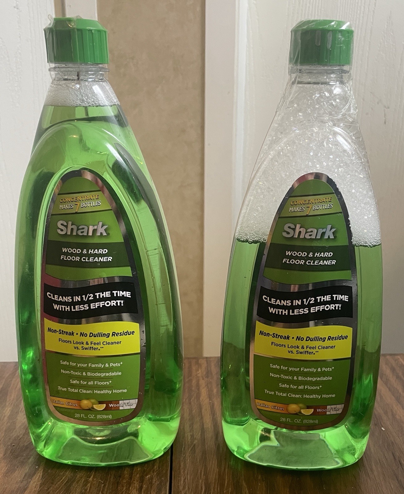 2 Shark Wood/Hard Floor Cleaner Italian Citrus Sonic Duo Tile Concentrate 28oz