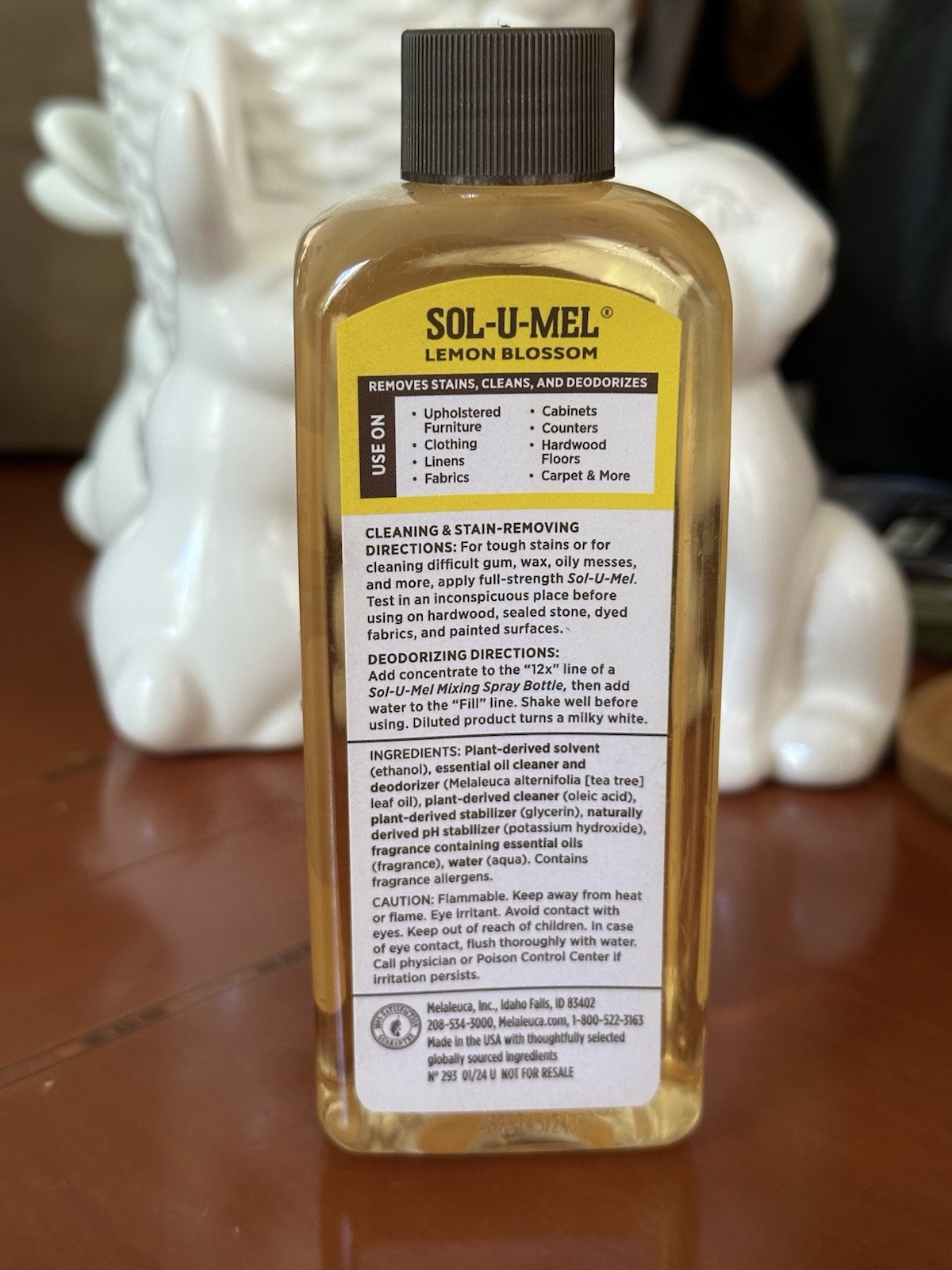 Melaleuca Sol-U-Mel® 3-in-1 Cleaner: Lemon Blossom 8 Fl Oz 237mL