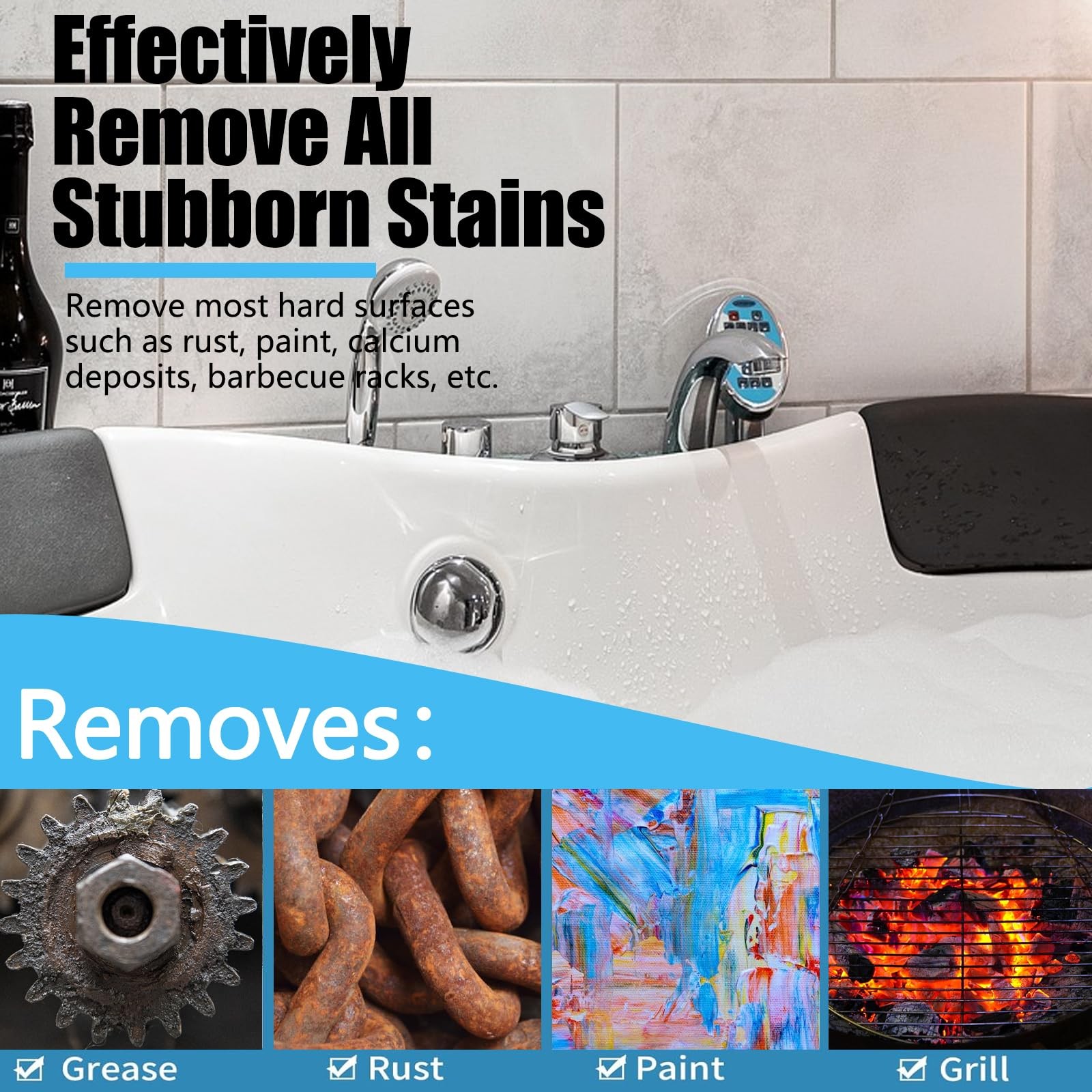 Qiveaory 2024 New Upgrade Toilet Cleaning Screens Toilet Cleaner Hard Water 5…