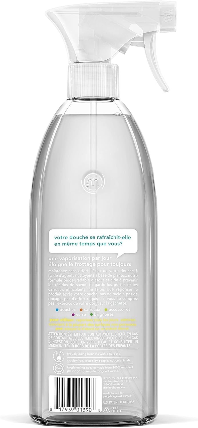 Cruelty-Free Eucalyptus Mint Shower Cleaner – 4 Bottles for Effortless Care