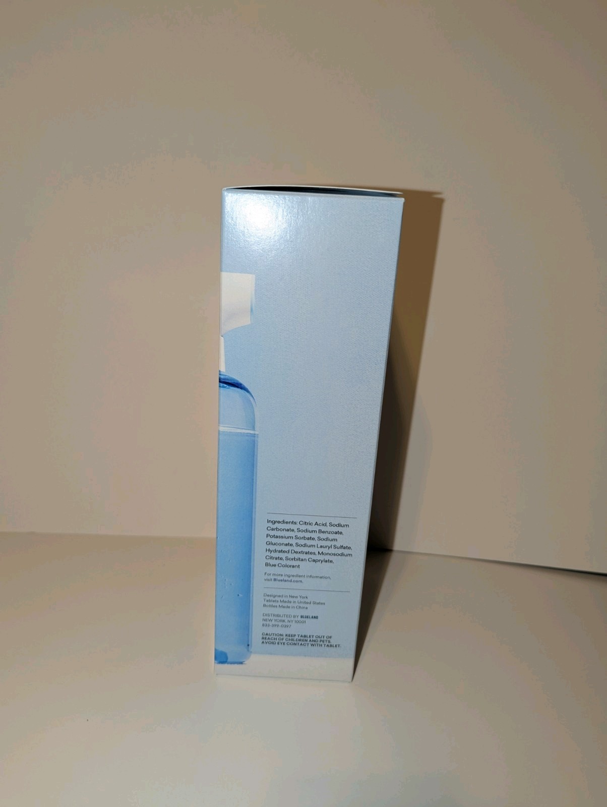 Blueland Glass + Mirror Cleaner Bottle With 1 Cleaning Tablet Unscented
