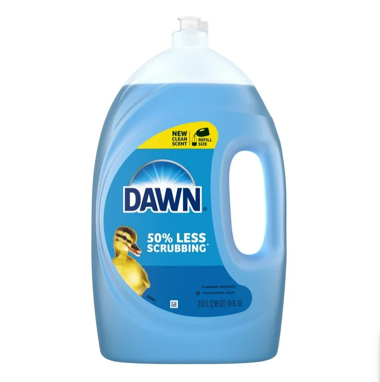 4 PACK Dawn Ultra Dish Soap Liquid, Dishwashing Liquid, Grease Removal, 70oz