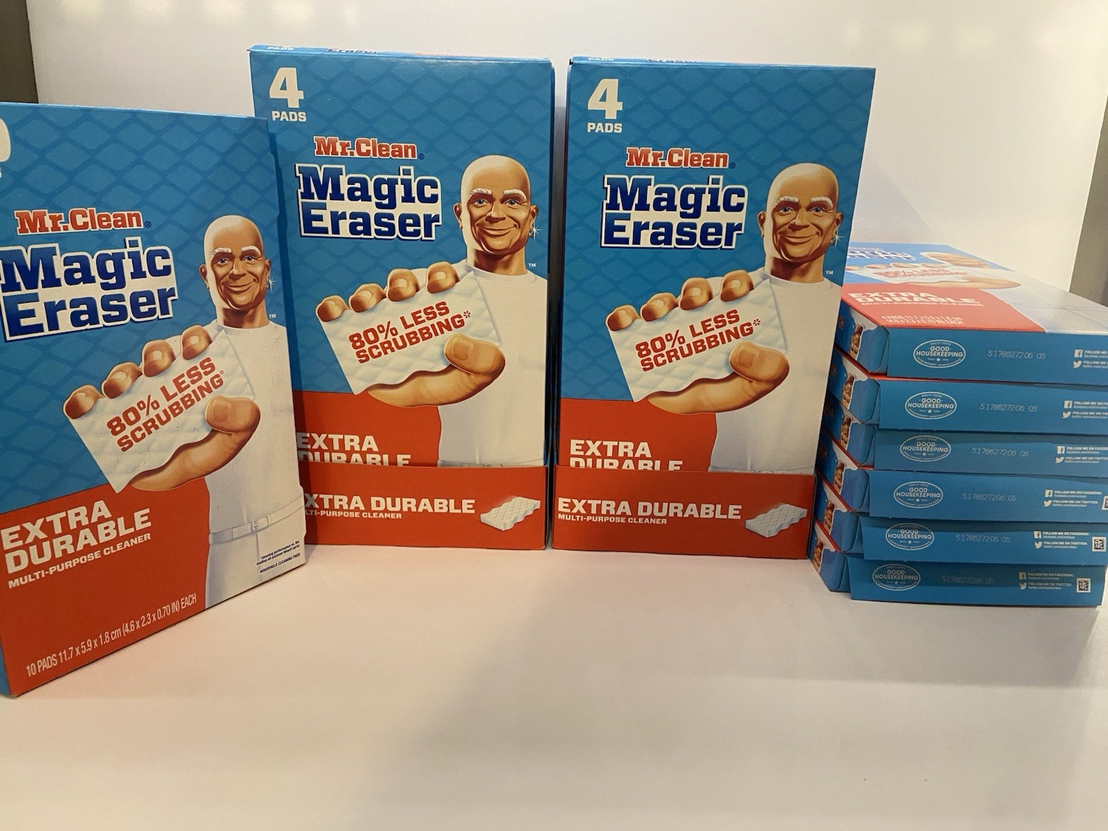 Mr. Clean Magic Eraser Extra Durable Lot 22 Boxes (4 Count)+1 Box (10 Count)New