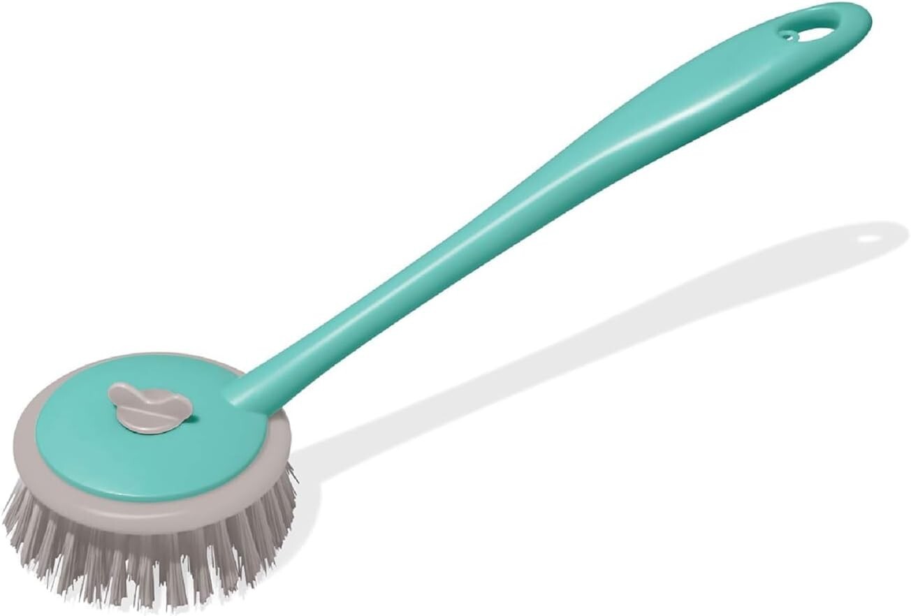 Kitchen Sink Brush, Aqua Green, Single Pack