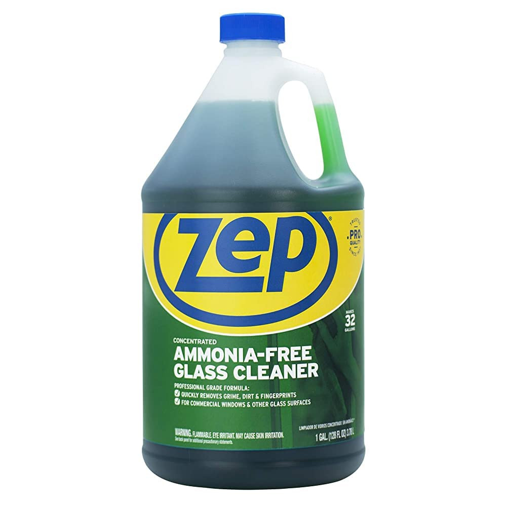 Ammonia Free Glass Cleaner Concentrate 1 Gallon (Case of 2) ZU1052 – Commercial
