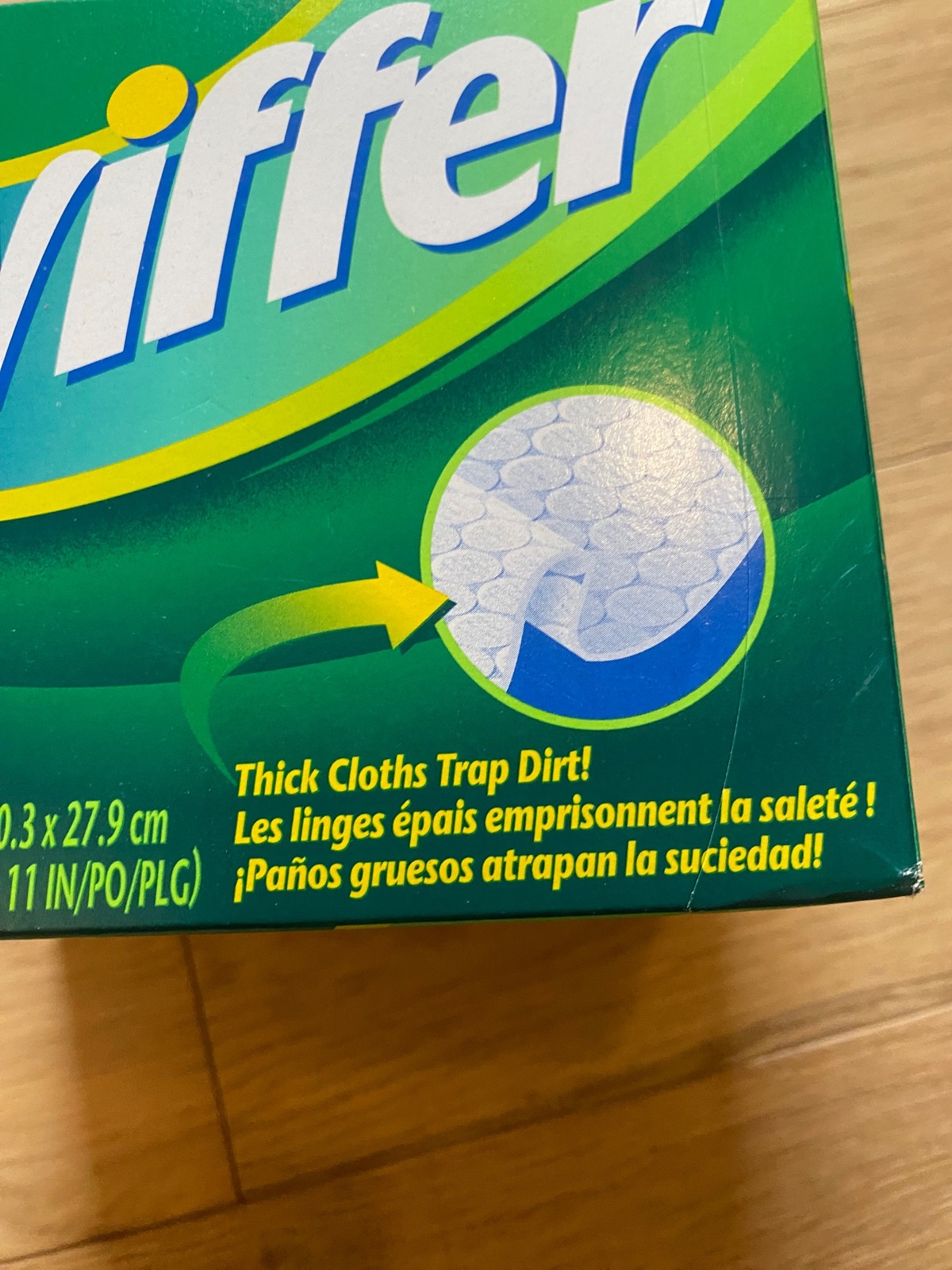 Swiffer Disposable Refills 32 Count 8 x 11 in Dry Cloths Electrostatic White