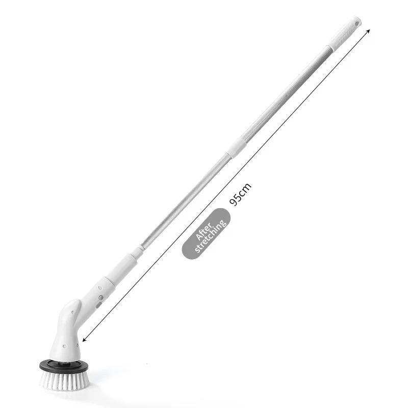 5-in-1 Electric Cleaning Brush Cordless Rotary Scrubber Kitchen Bathroom Cleaner