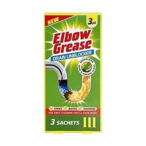 Elbow Grease Drain Unblocker 3 x 25g