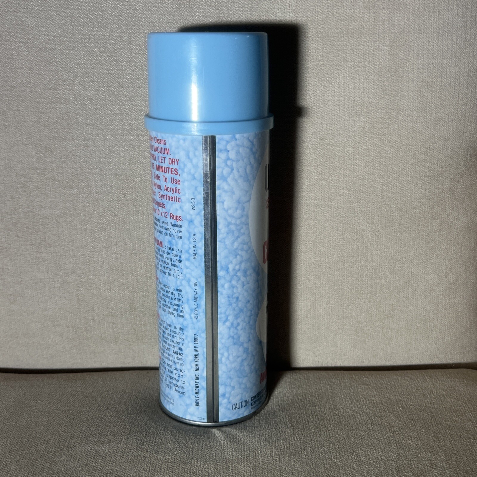Vintage New Woolite Self Cleaning Rug Cleaner Carpet Care 22 oz Made in USA
