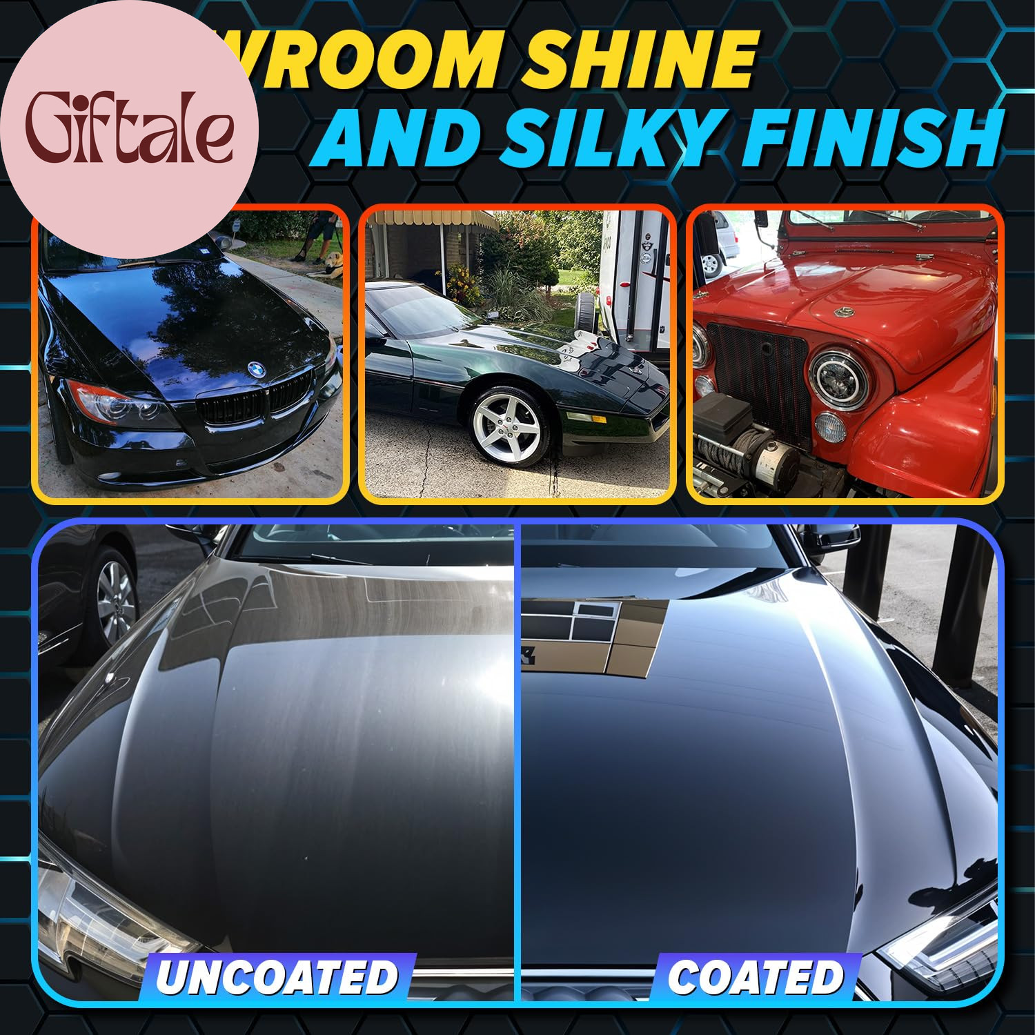 Scratch & Swirl Remover with Ceramic Silk – Car Scratch Remover for Vehicles Pai
