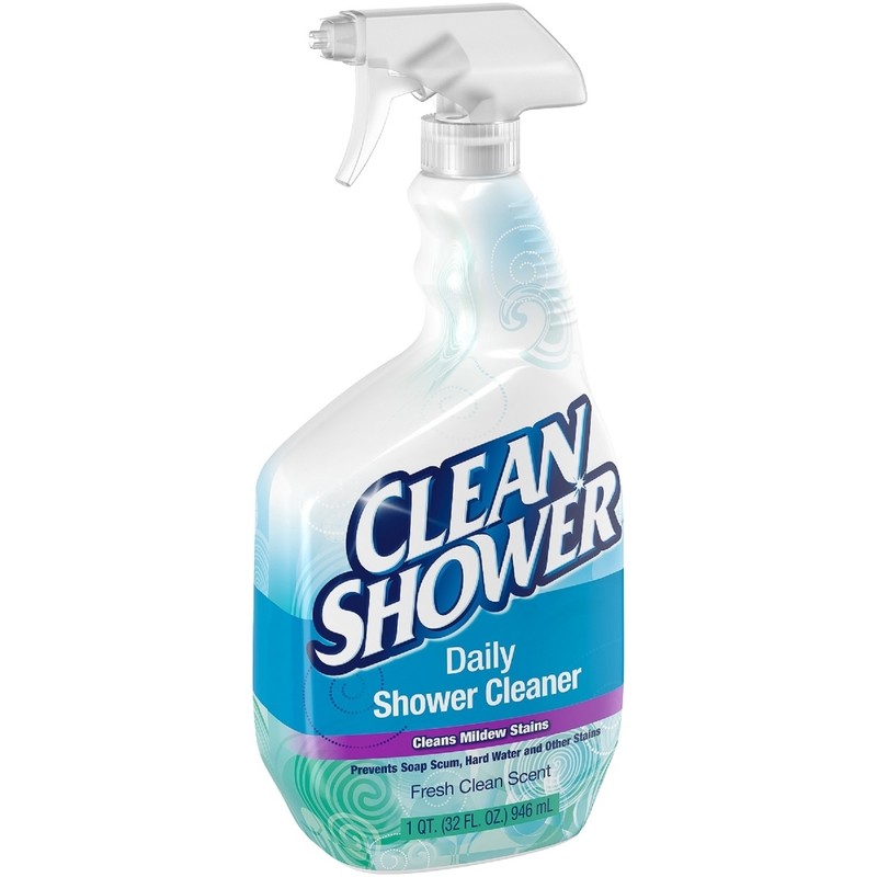 Clean Shower Fresh Clean Scent Daily Shower Cleaner 32 oz Liquid (Pack of 8)