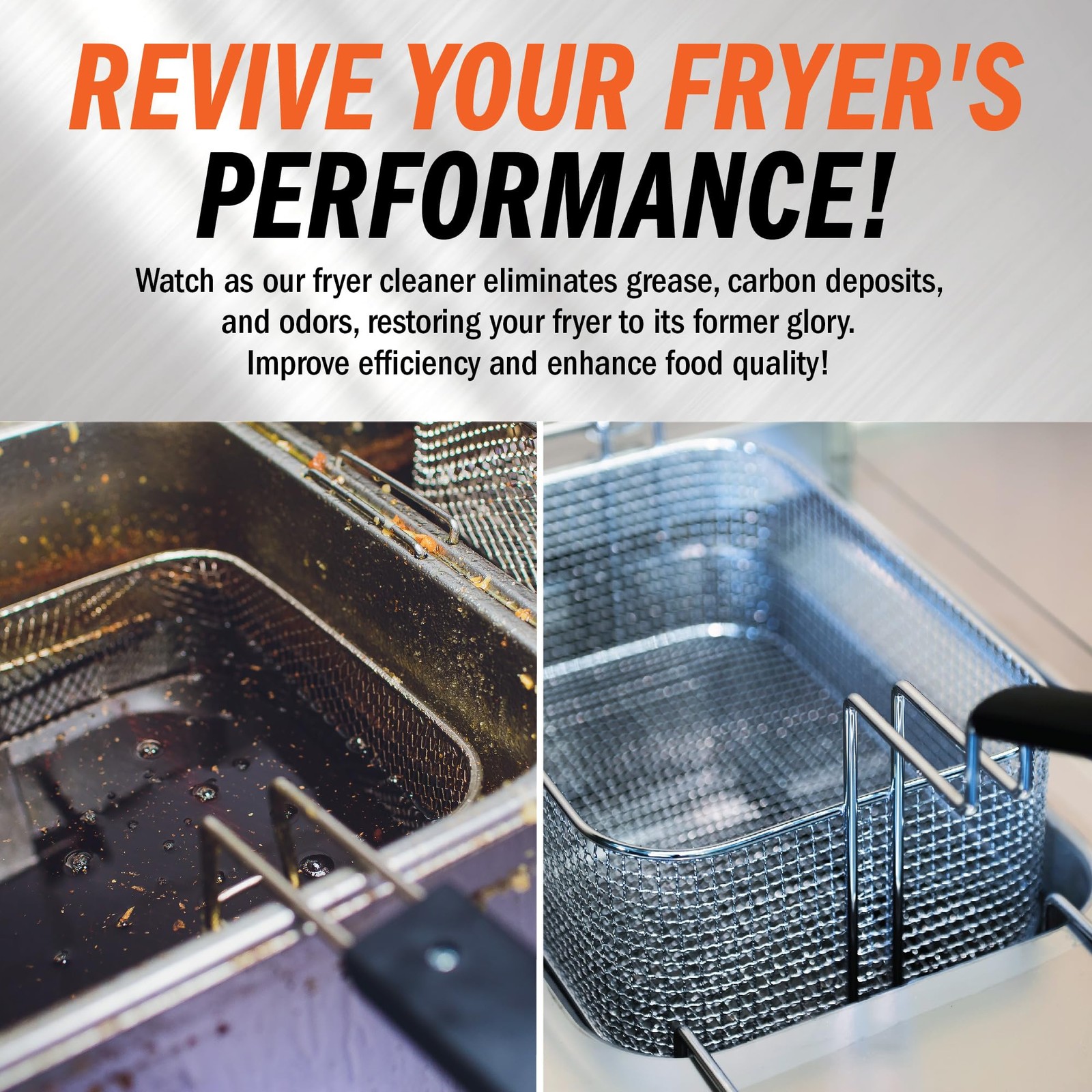 Fryer Cleaner – 8-lbs – Fryer Boil Out – Contains 21 Cleanings – Concentrated…