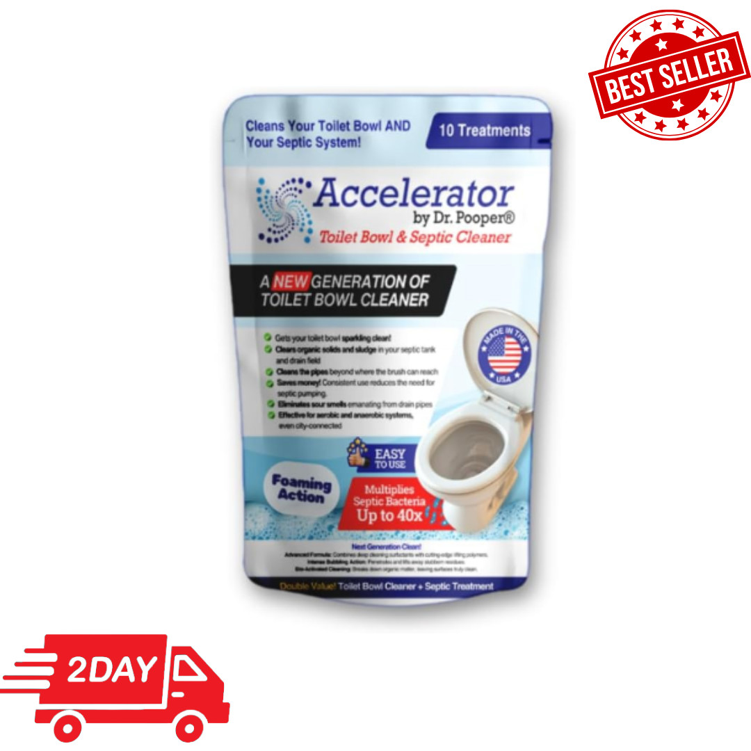 Drain Field Cleaner Tablets by Dr Pooper Clears Septic Tanks Drain Fields Tough