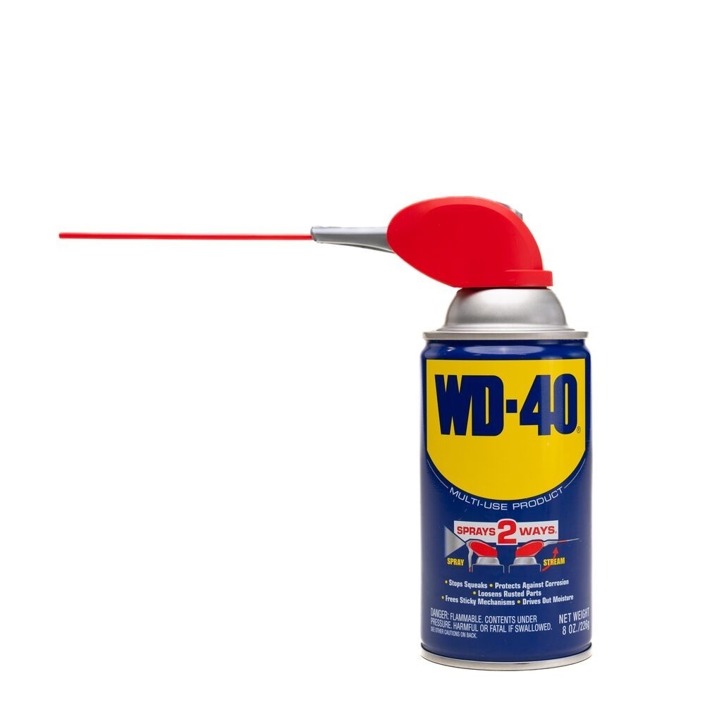(6 pack) Classic WD-40 Formula, Multi-Purpose Lubricant Spray Smart Straw, 8 oz