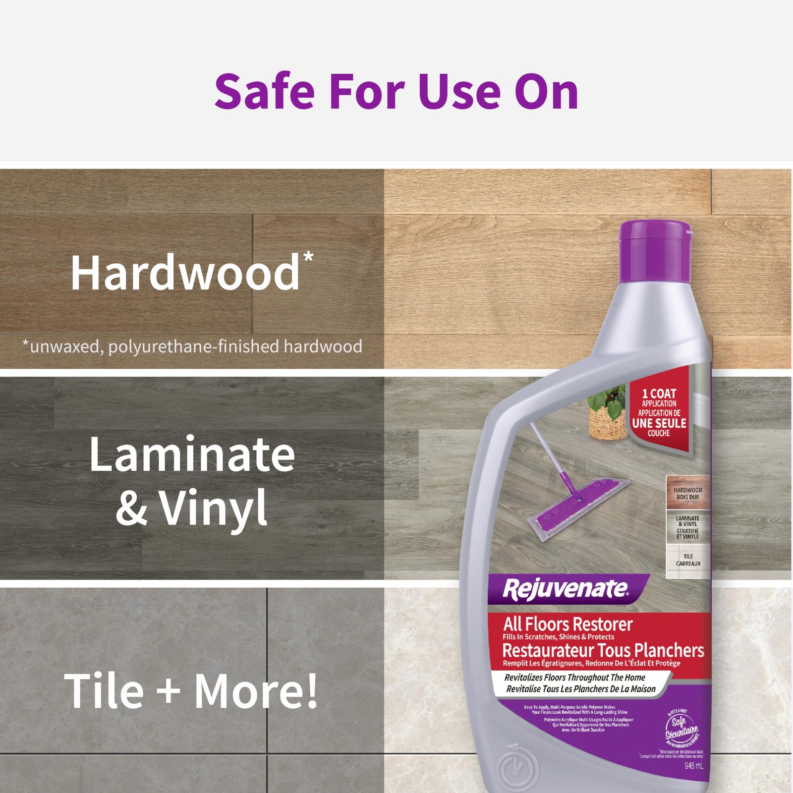All Floors Restorer Fills Scratches, Shines And Protects All Floor Types, Inc…