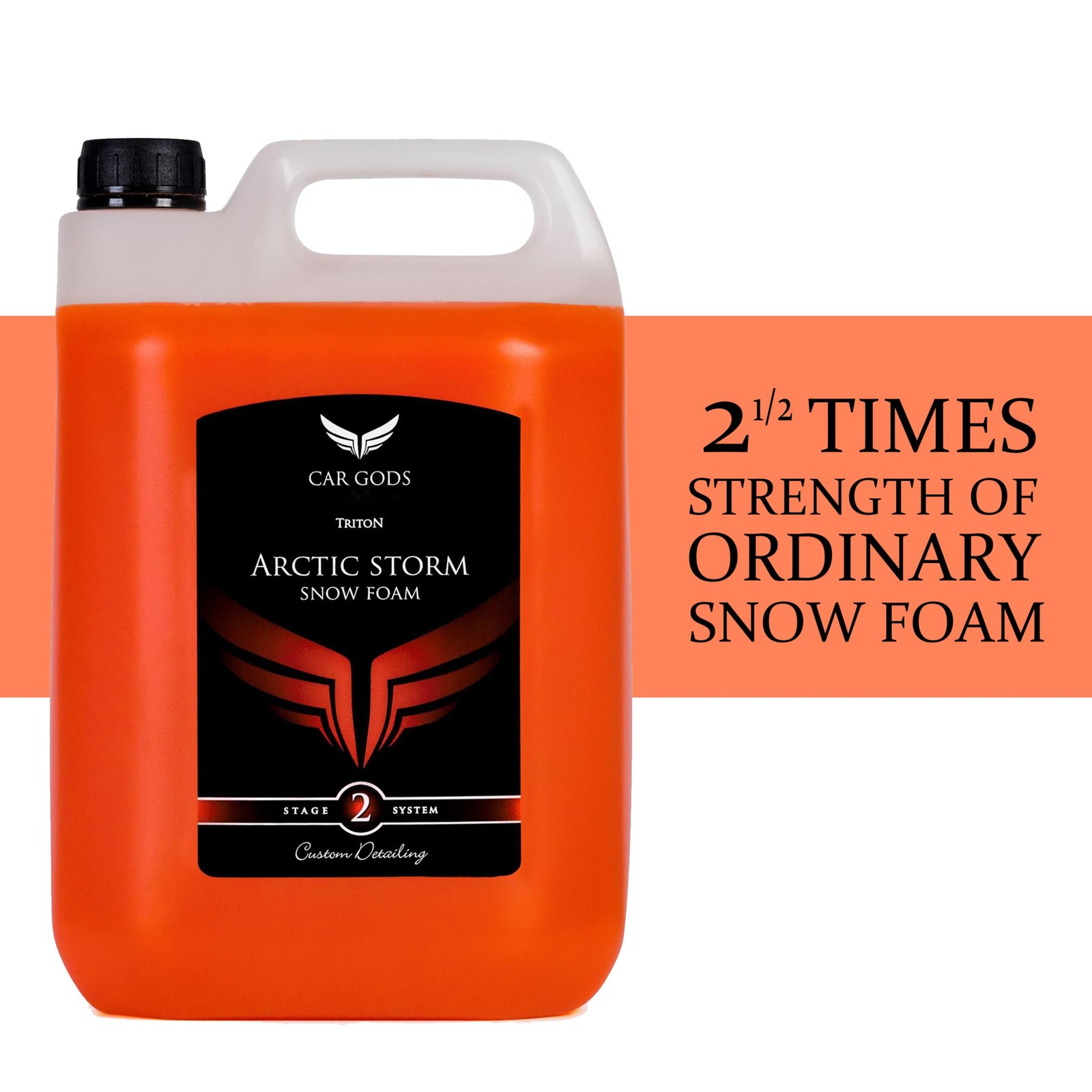 Arctic Storm Super Thick Snow Foam Shampoo Orange Scent 170 Fl Oz