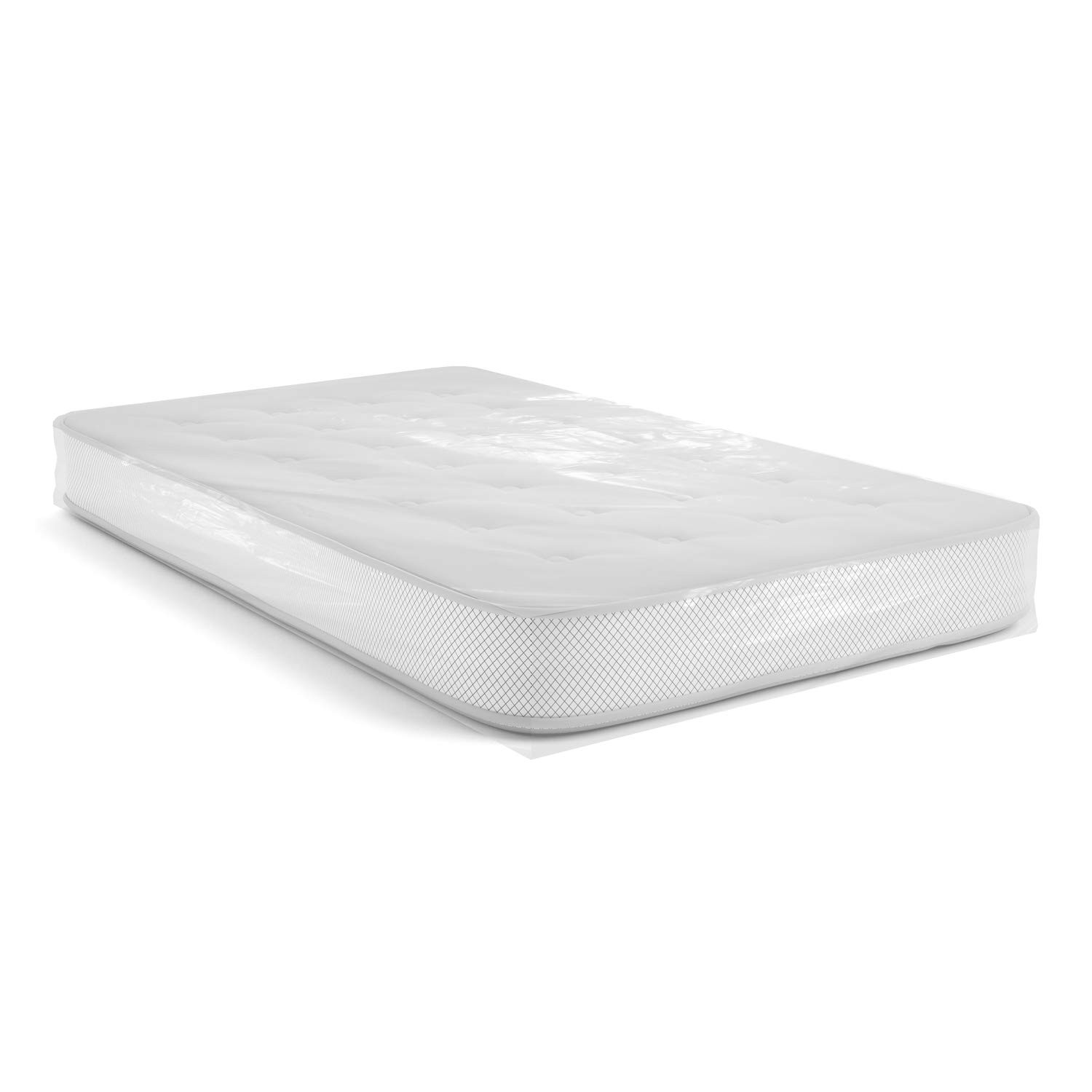 Aluf Plastics High Performance 3.0 MIL (eq) Clear Mattress King Bag – 90″ x 95
