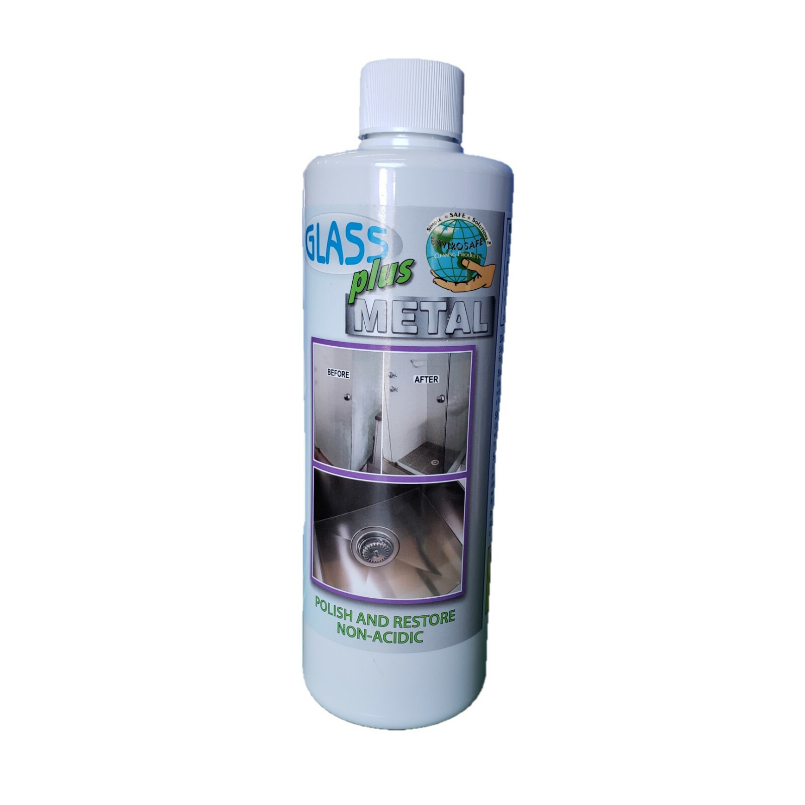 Hard Water Deposit Remover – Glass Plus Metal for Shower Glass & Stainless