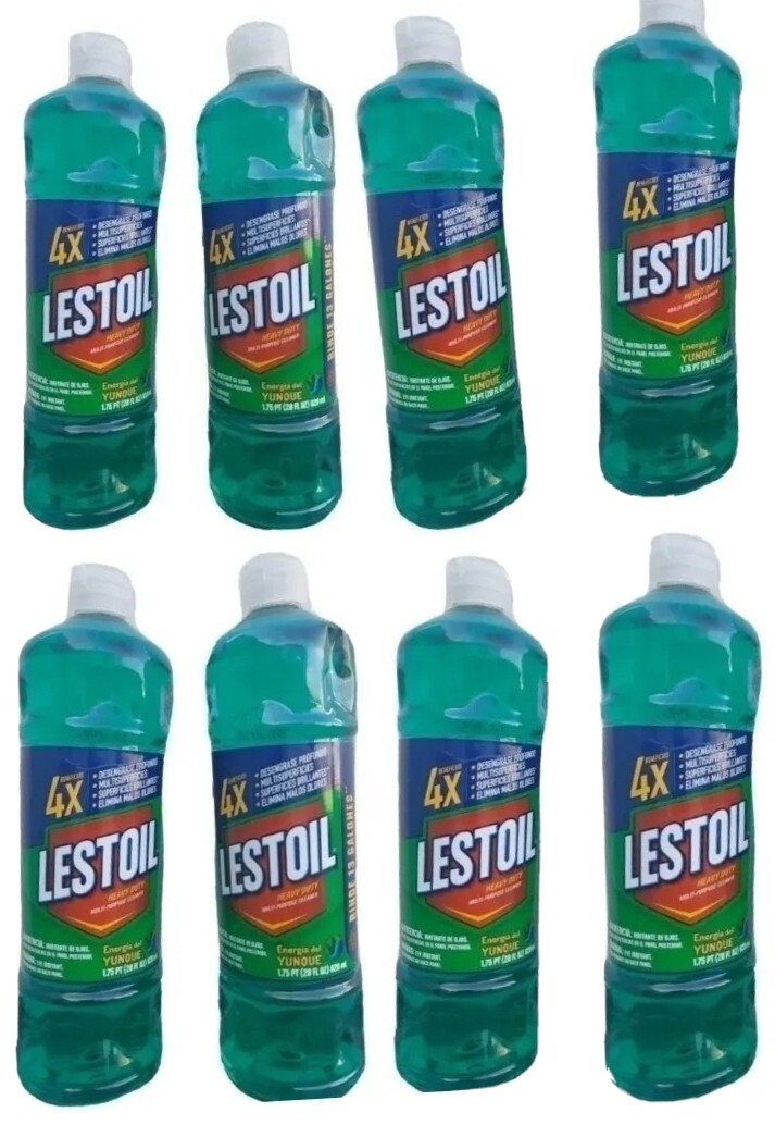 LESTOIL YUNQUE FOREST SCENT HEAVY DUTY MULTIPURPOSE DEGREASER CLEANER 8 pk-28oz