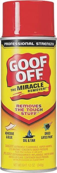 NEW LOT OF (2) GOOF-OFF FG658 12OZ SPRAY MIRACLE PROFESSIONAL CLEANER 3145828