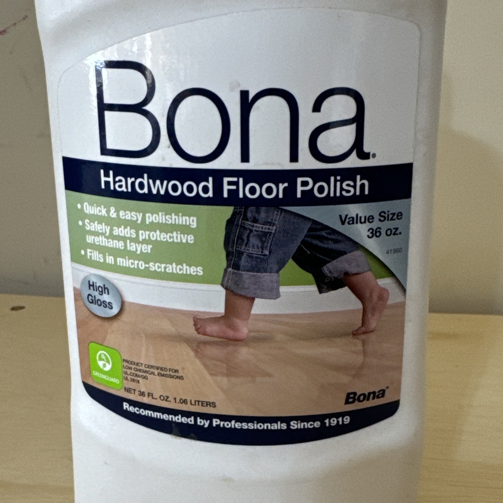 Bona Hardwood Floor Polish – High Gloss – 36 Fl Oz