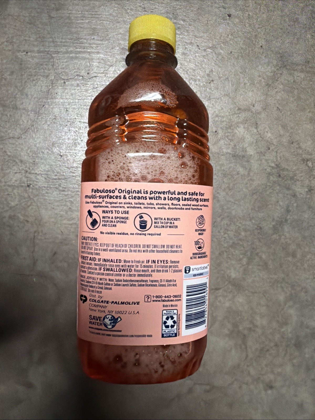 Fabuloso Multi-Purpose Cleaner Baking Soda – Orange Scent 16.9 oz