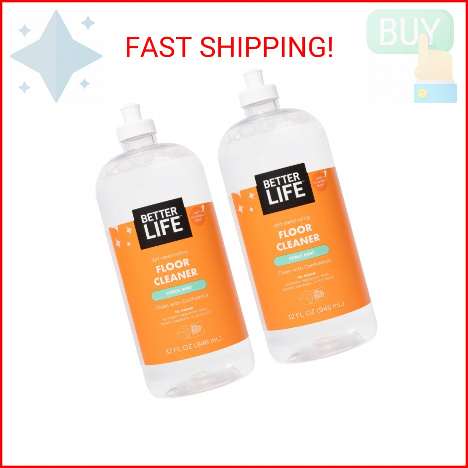 Better Life Floor Cleaner – Liquid Multipurpose Cleaner for Wood, Tile, Laminate