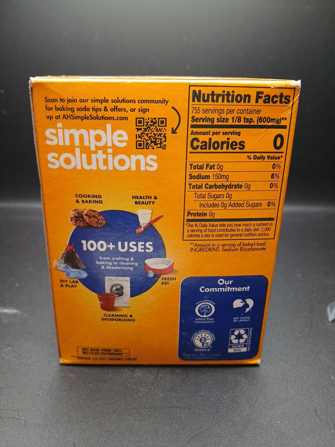 Arm & Hammer Pure Baking Soda, 1lb (Pack of 6)