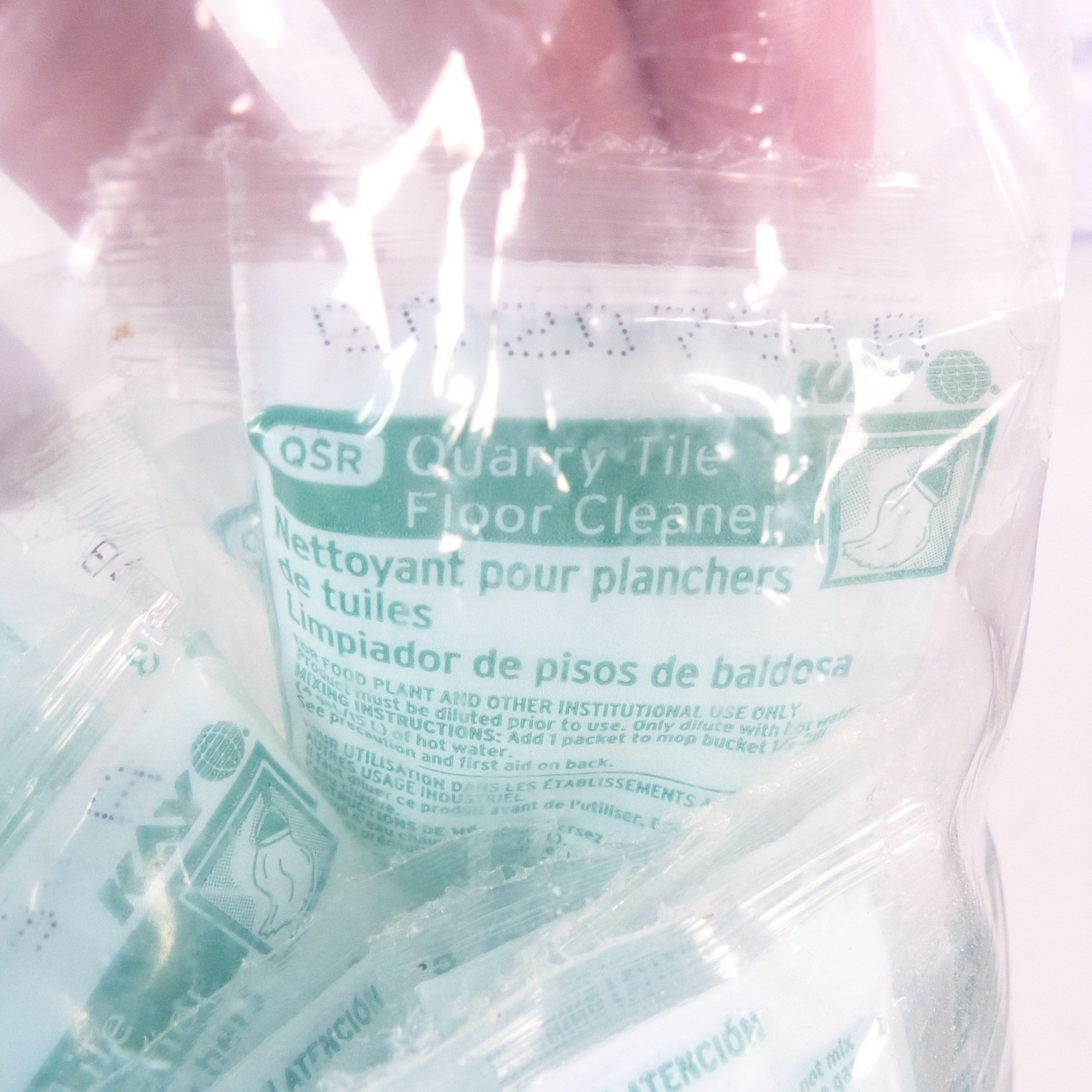 Kay Chemical QSR Quarry Tile Floor Cleaner 10 Packets Commercial Janitorial