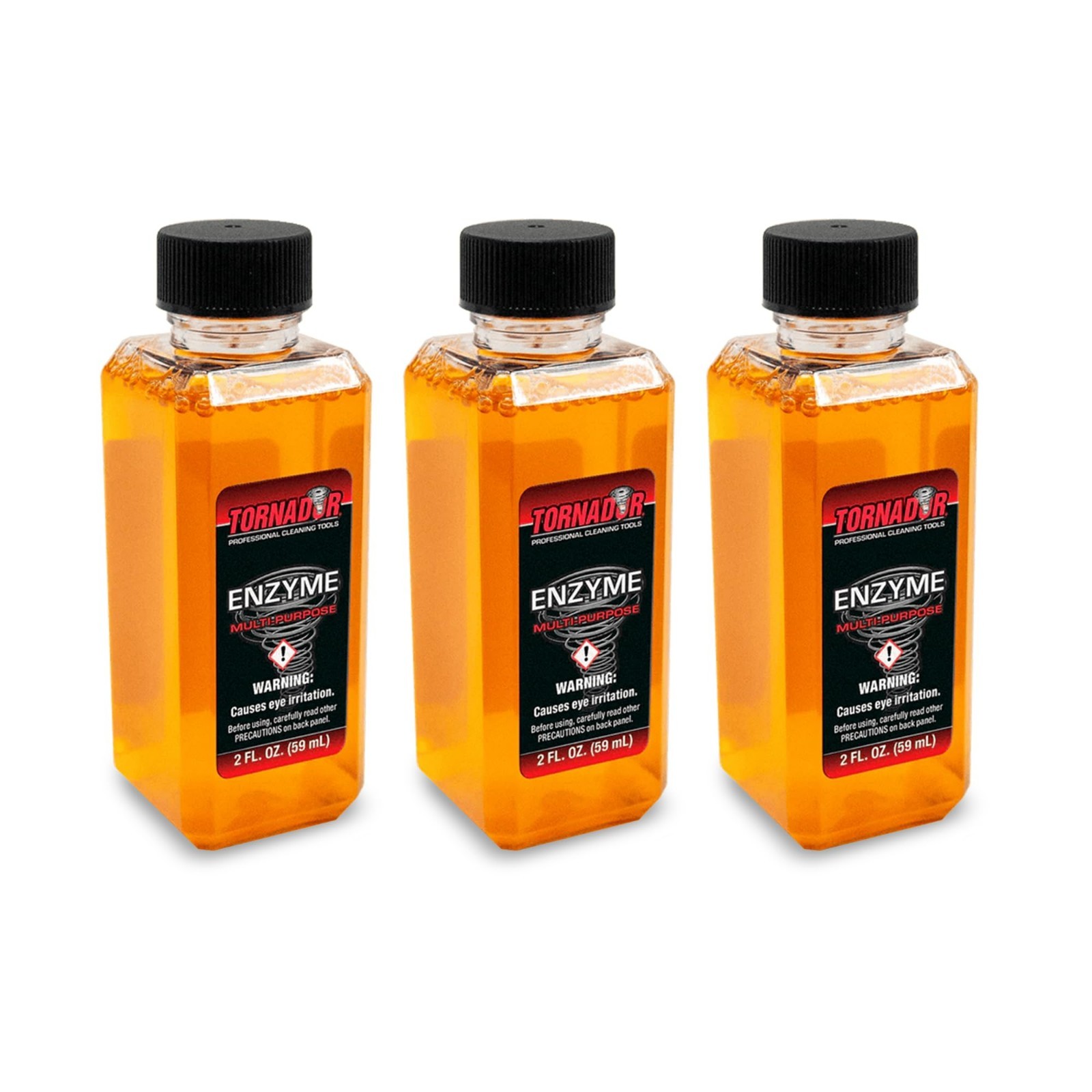 Multi-Purpose Enzyme Cleaner 2oz 3-Pack | Heavy-Duty Spot & Stain Remover & Odor