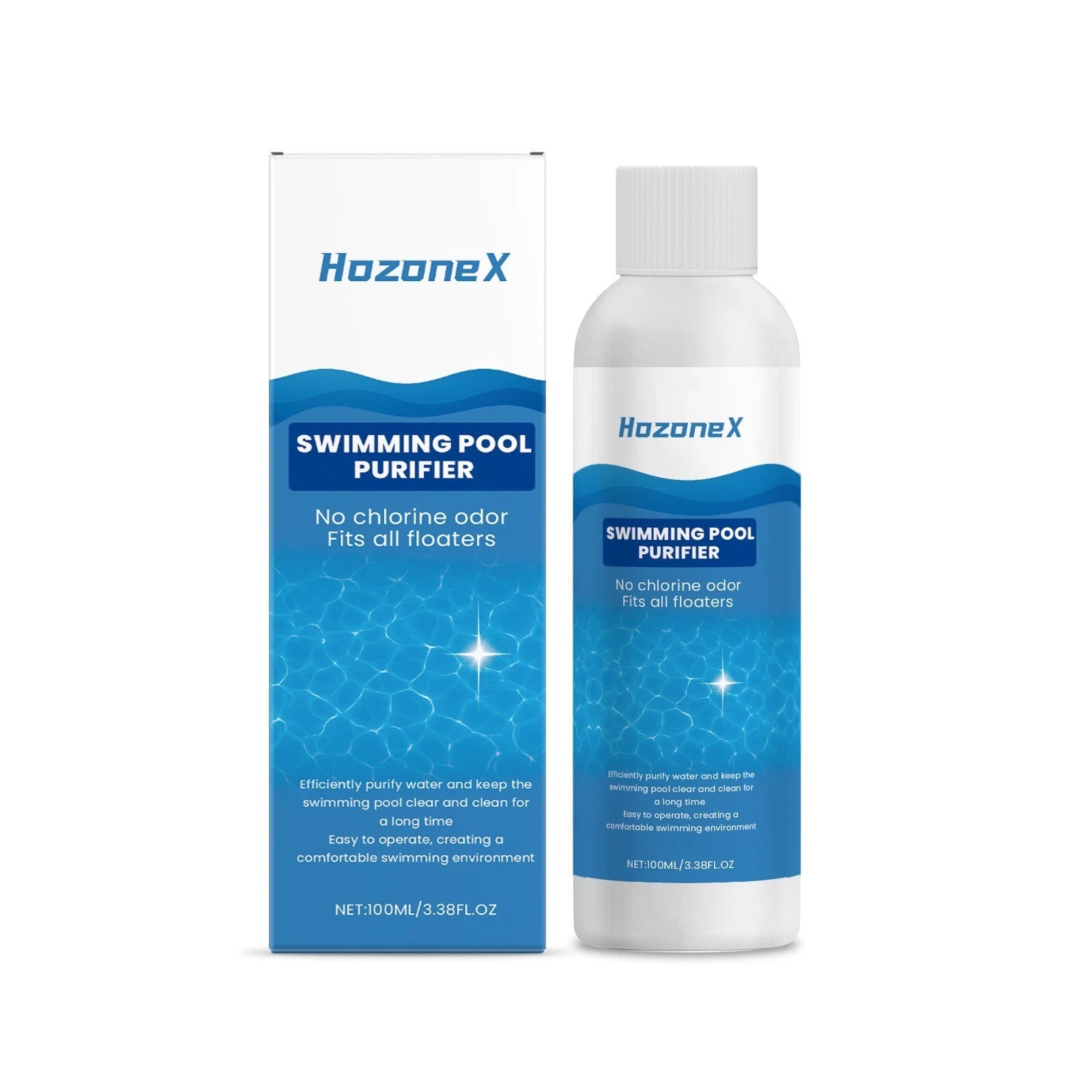 Swimming Pool Purifier Liquid Clears Cloudy Water for Inground & Above Pools