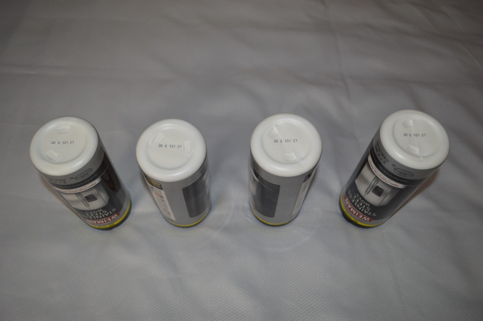 WEIMAN PRODUCTS ~ STAINLESS STEEL WIPES ~ (PACK OF 4) ~ 30 COUNT x 4 = 120 TOTAL