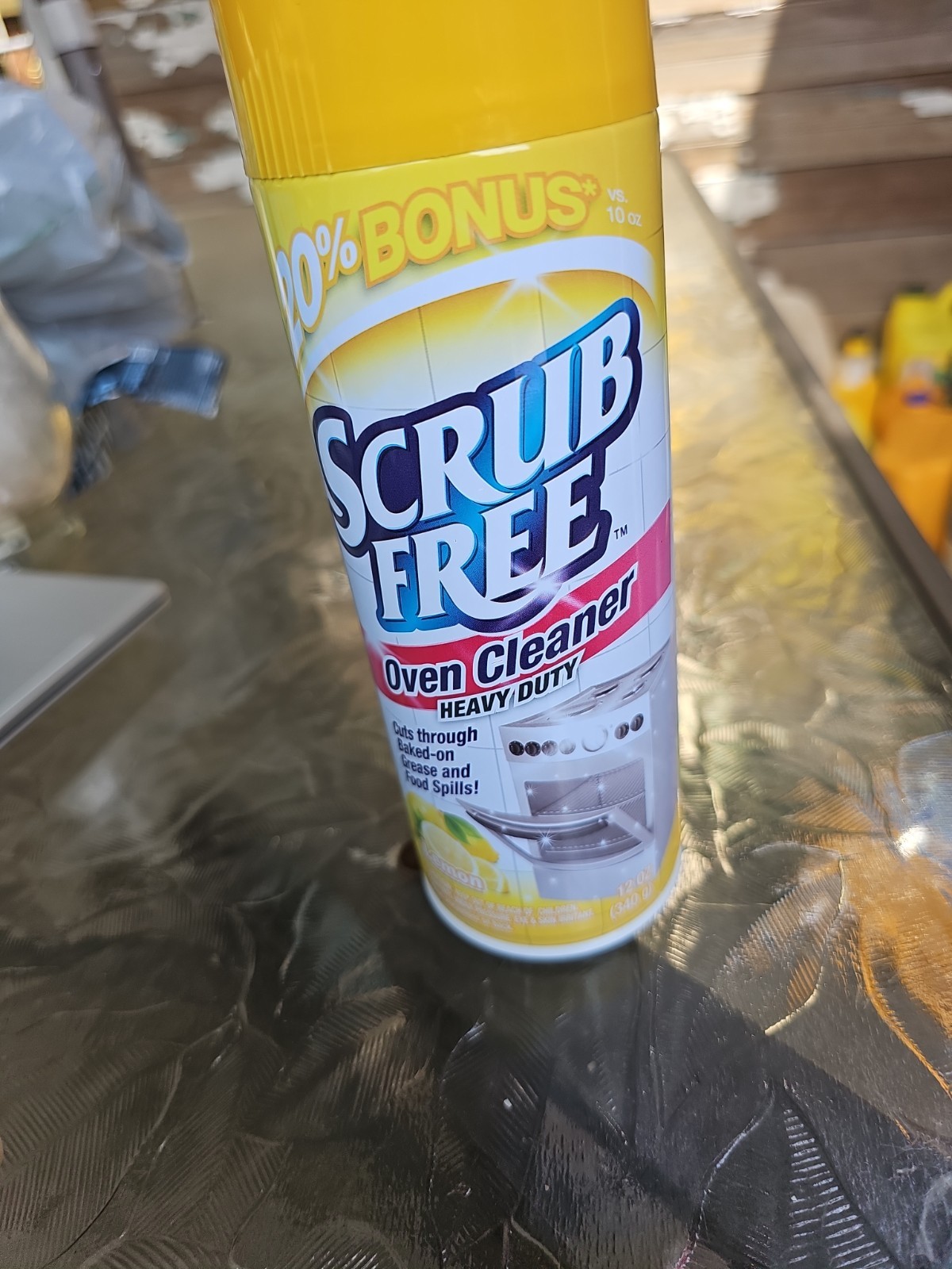 2 Scrub Free Professional Oven Cleaner Lemon Heavy Duty 12 oz