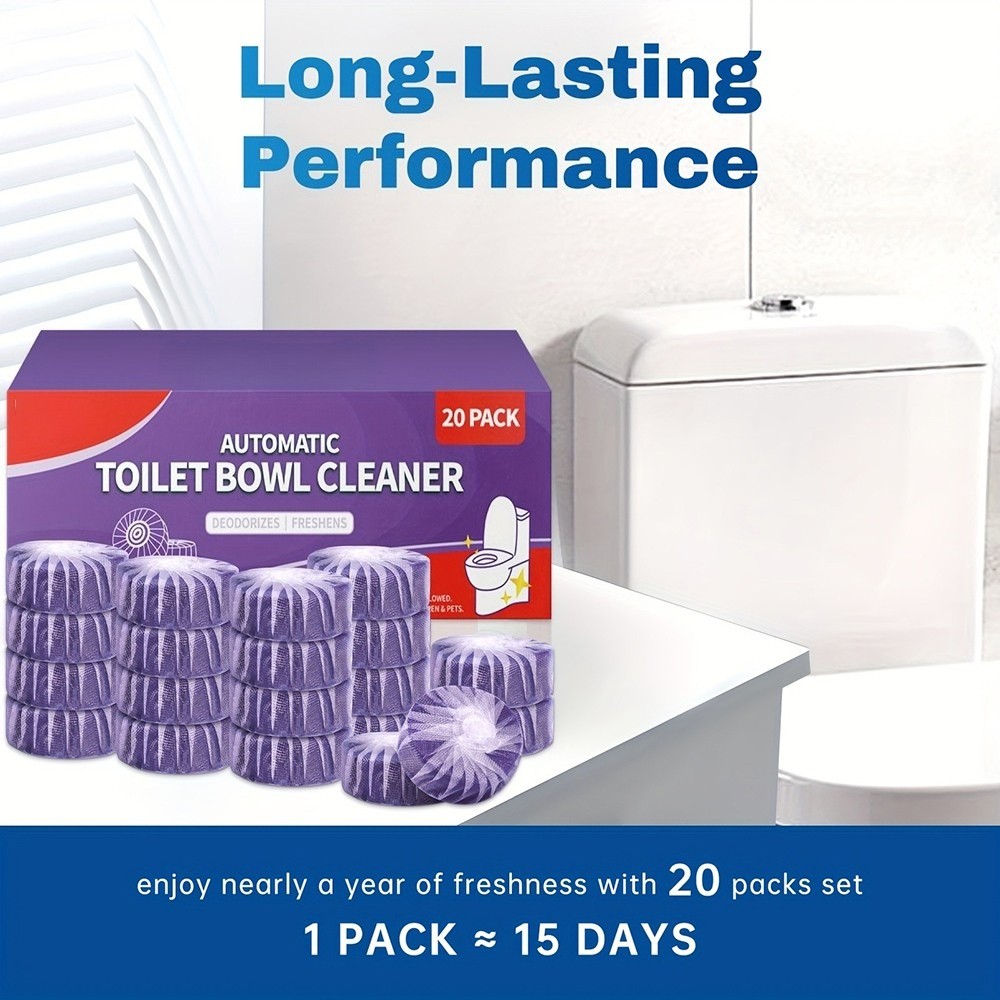 Automatic Toilet Bowl Cleaners Tablets,Premium Multipurpose Commercial Household