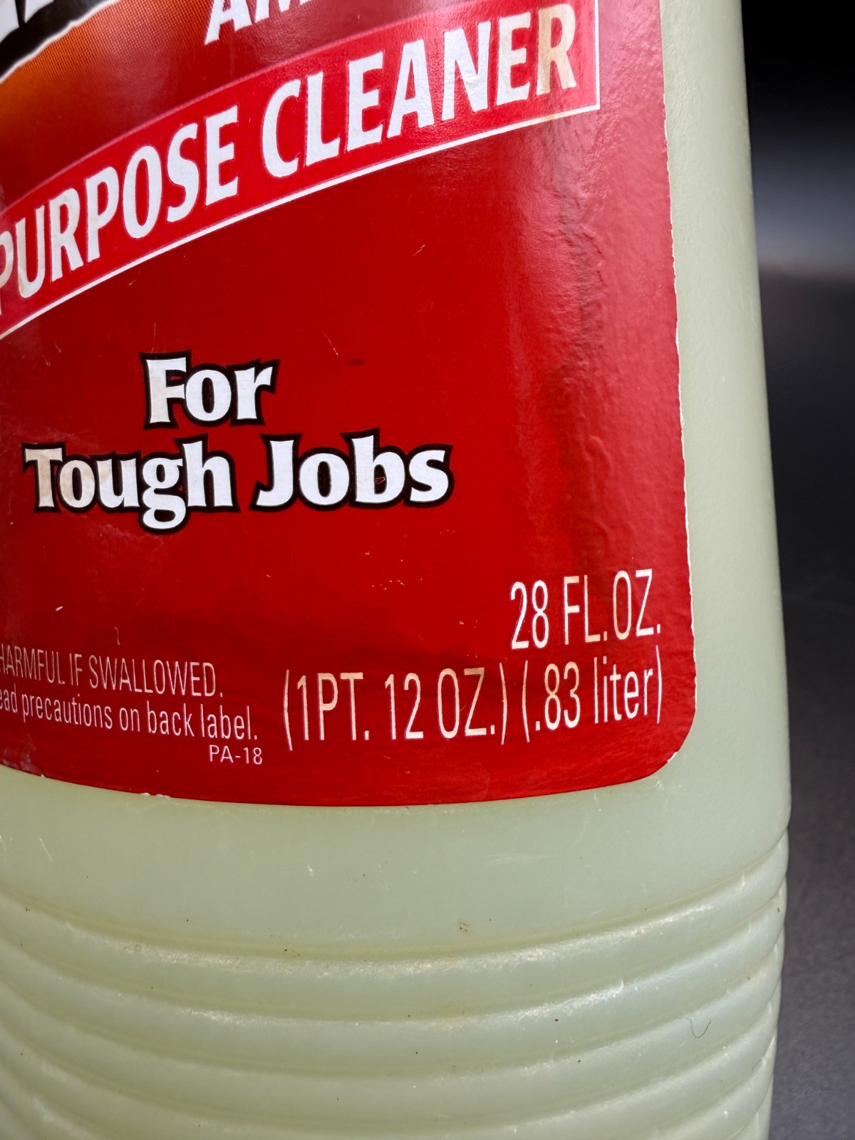 Vintage 1999 Parsons Sudsy All Purpose Ammonia Cleaner-28 Fl Almost Full