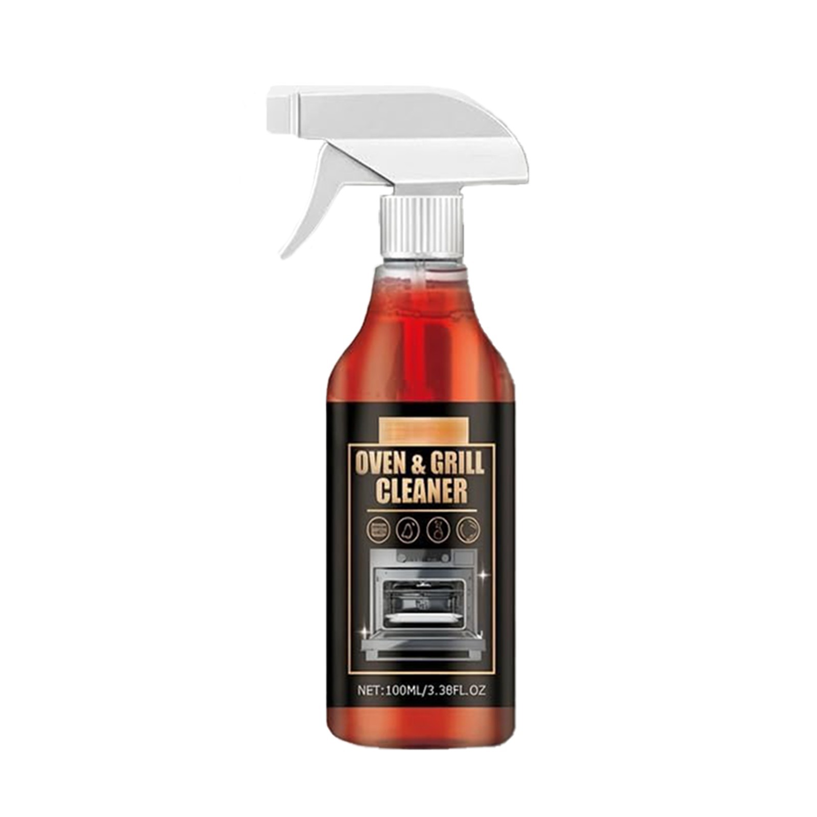 Heavy Duty Kitchen Degreaser Spray 100ml All Purpose Cleaner for Kitchen Surface