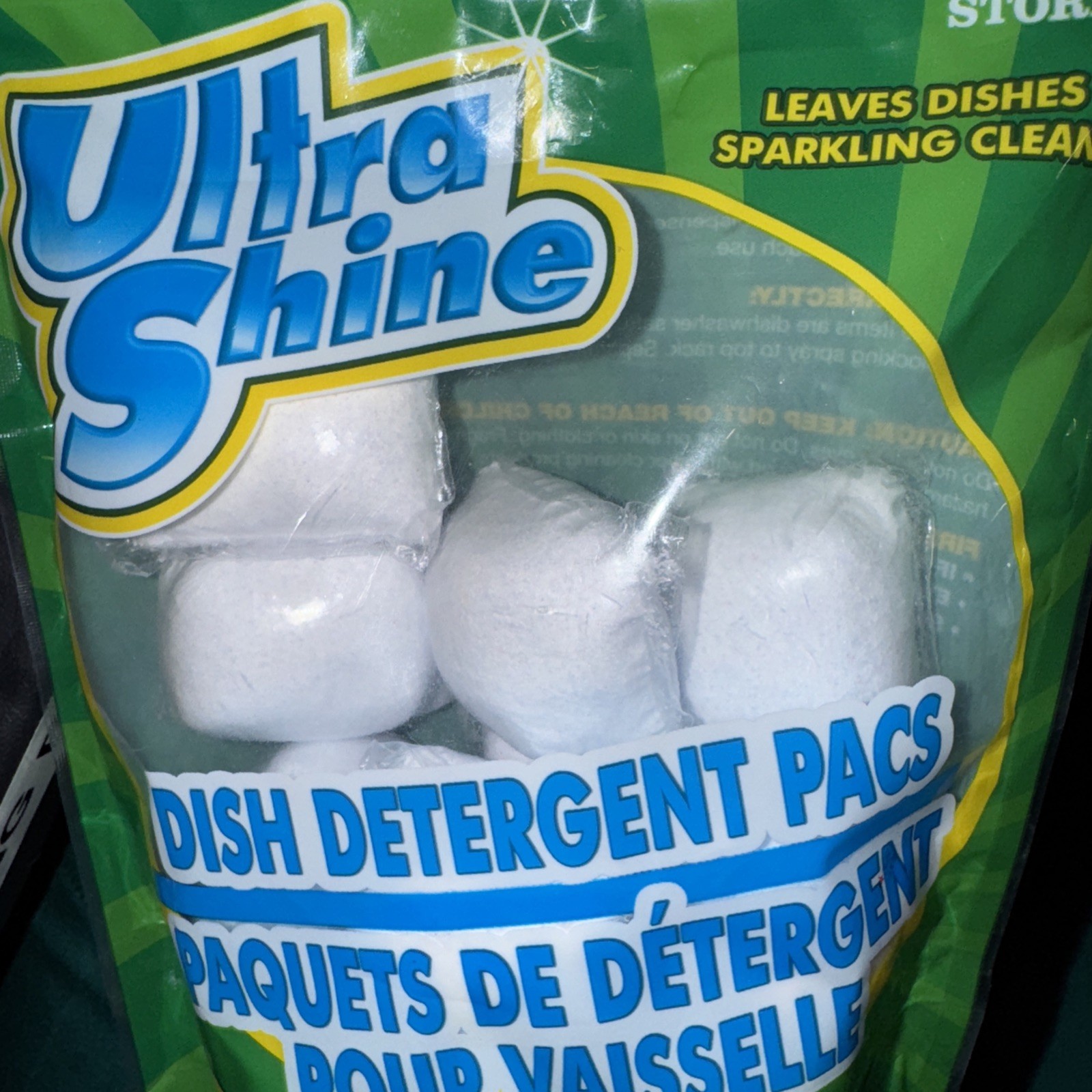 Ultra Shine Dish Detergent Pacs