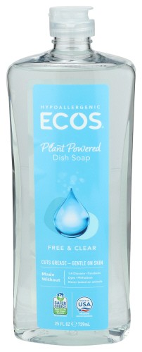 Ecos Dishmate Free & Clear 25 OZ Pack Of 6