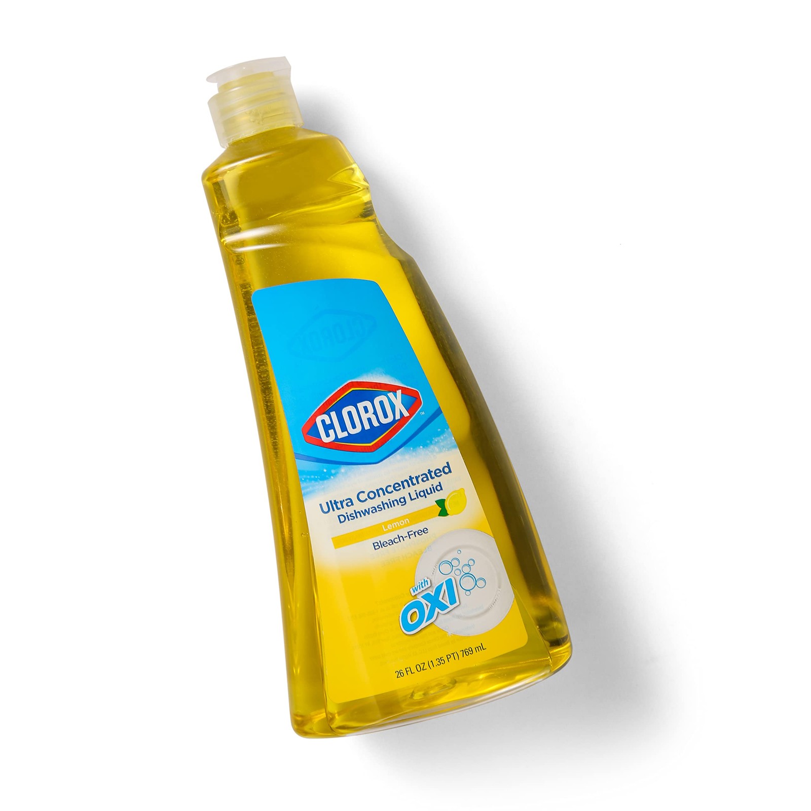 Clorox Lemon Scent Dishwashing Liquid 26 Fl Oz Ultra Concentrated Grease Fighter