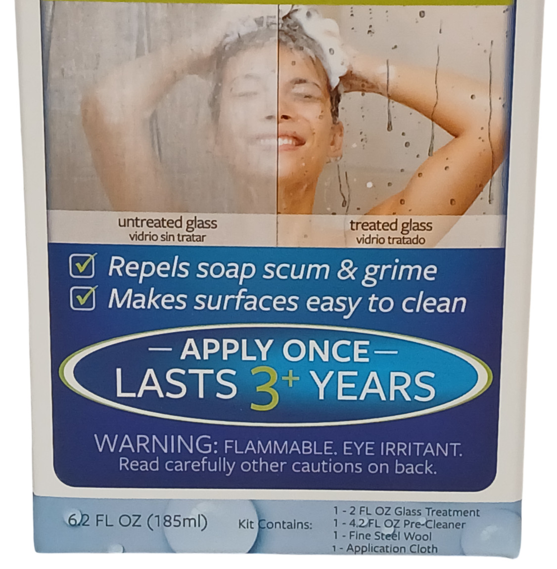 NEW Enduro Shield Home Glass Treatment Kit for Showers & More -Lasts 3 Years
