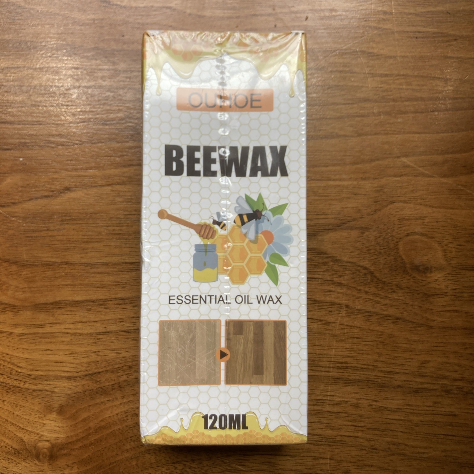 BEEWAX – OUHOE Essential Oil Wood Furniture Wax 120 ml NEW Sealed