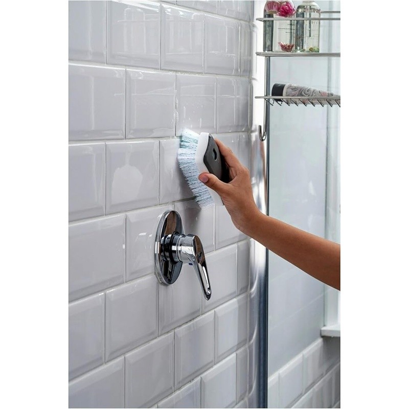 Long-lasting Grout Cleaning Brush Bathroom Tile Floor Wall Shower Sink New