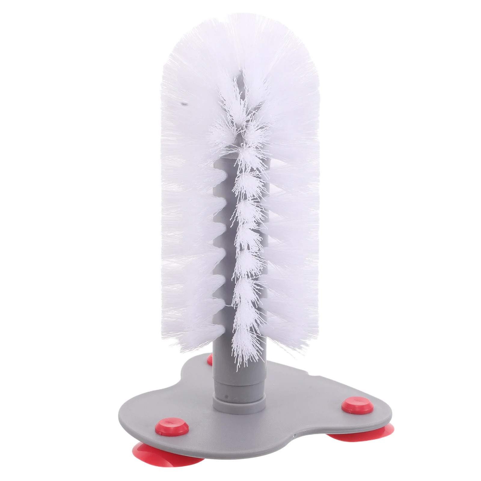 1Pcs Turtle Back Brush Strong Suction Cup Moderate Hardness Bristles Reusable Aq