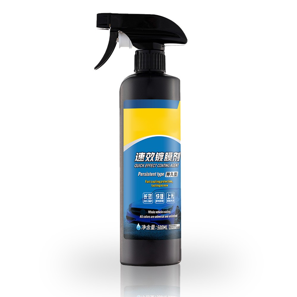 Ceramic Car Coating Spray 500ml Hydrophobic Waterless Wash Wax 16.9 oz